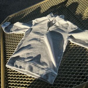 Old Navy Men's Zip Up Sweater in Light Gray